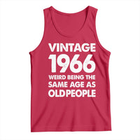 Funny 60th Birthday Tank Top Turning 60 Year Old Gifts Weird Being The Same Age As Old People