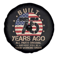 Funny 75th Birthday Spare Tire Cover Vintage US Flag Built 75 Years Ago Parts Original
