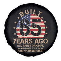 Funny 65th Birthday Spare Tire Cover Vintage US Flag Built 65 Years Ago Parts Original