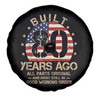 Funny 80th Birthday Spare Tire Cover Vintage US Flag Built 80 Years Ago Parts Original