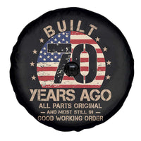 Funny 70th Birthday Spare Tire Cover Vintage US Flag Built 70 Years Ago Parts Original