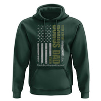 Best Effin Bonus Dad Ever Hoodie Vintage Step Dad American Flag