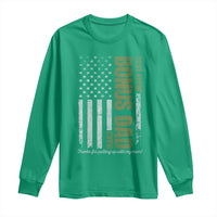 Best Effin Bonus Dad Ever Long Sleeve Shirt Vintage Step Dad American Flag