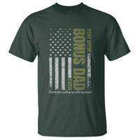 Best Effin Bonus Dad Ever T Shirt Vintage Step Dad American Flag