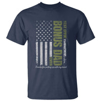 Best Effin Bonus Dad Ever T Shirt Vintage Step Dad American Flag