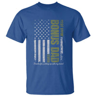 Best Effin Bonus Dad Ever T Shirt Vintage Step Dad American Flag