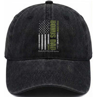 Best Effin Bonus Dad Ever Washed Cotton Baseball Cap Vintage Step Dad American Flag