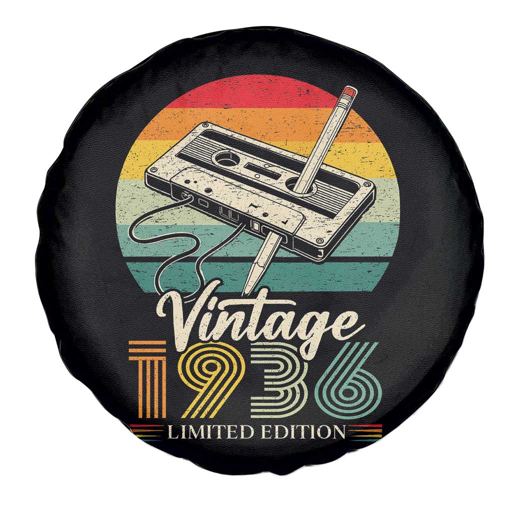 Vintage 1936 Spare Tire Cover 90th Birthday Turning 90 Year Old Gifts