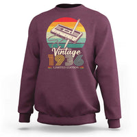 Vintage 1936 Sweatshirt 90th Birthday Turning 90 Year Old Gifts