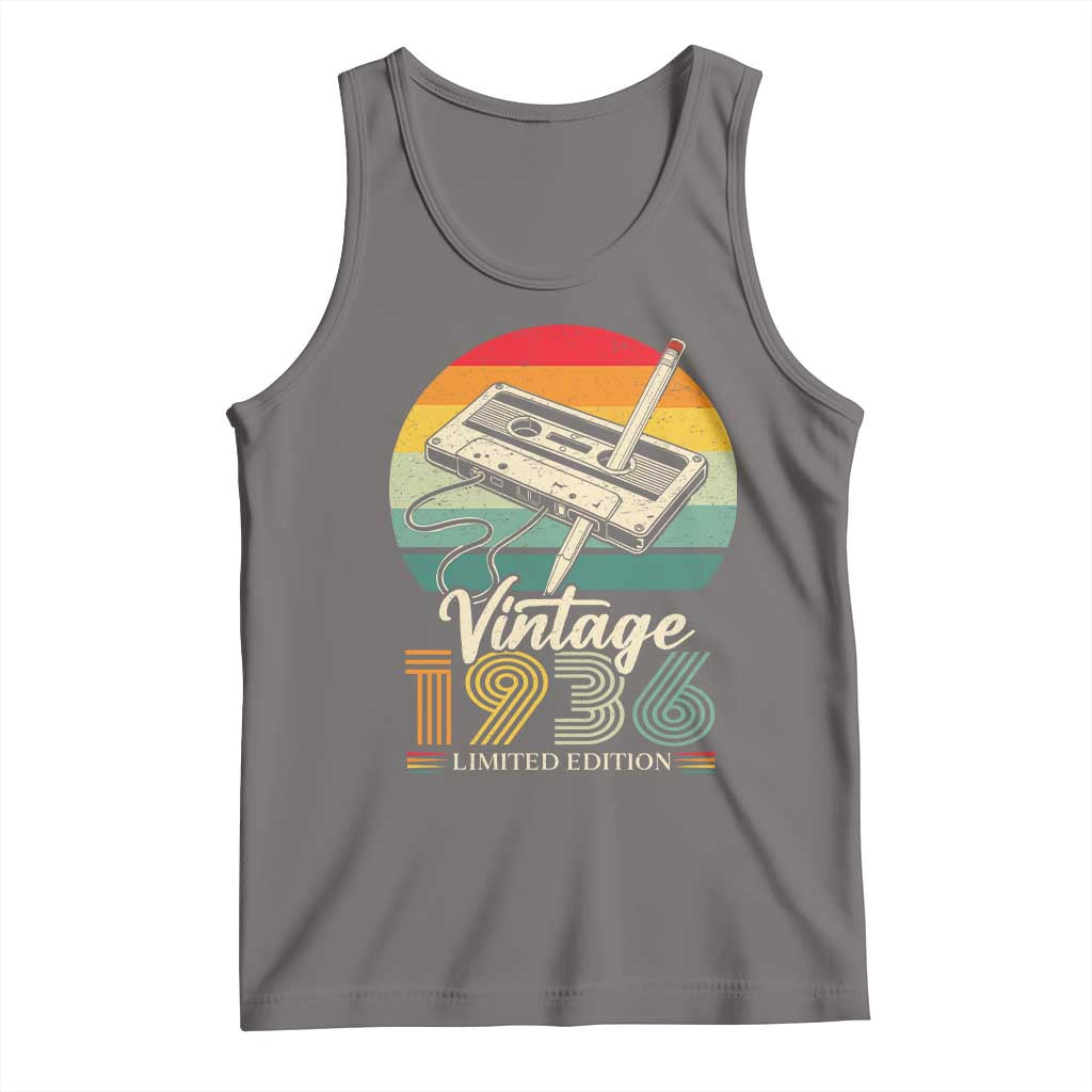 Vintage 1936 Tank Top 90th Birthday Turning 90 Year Old Gifts