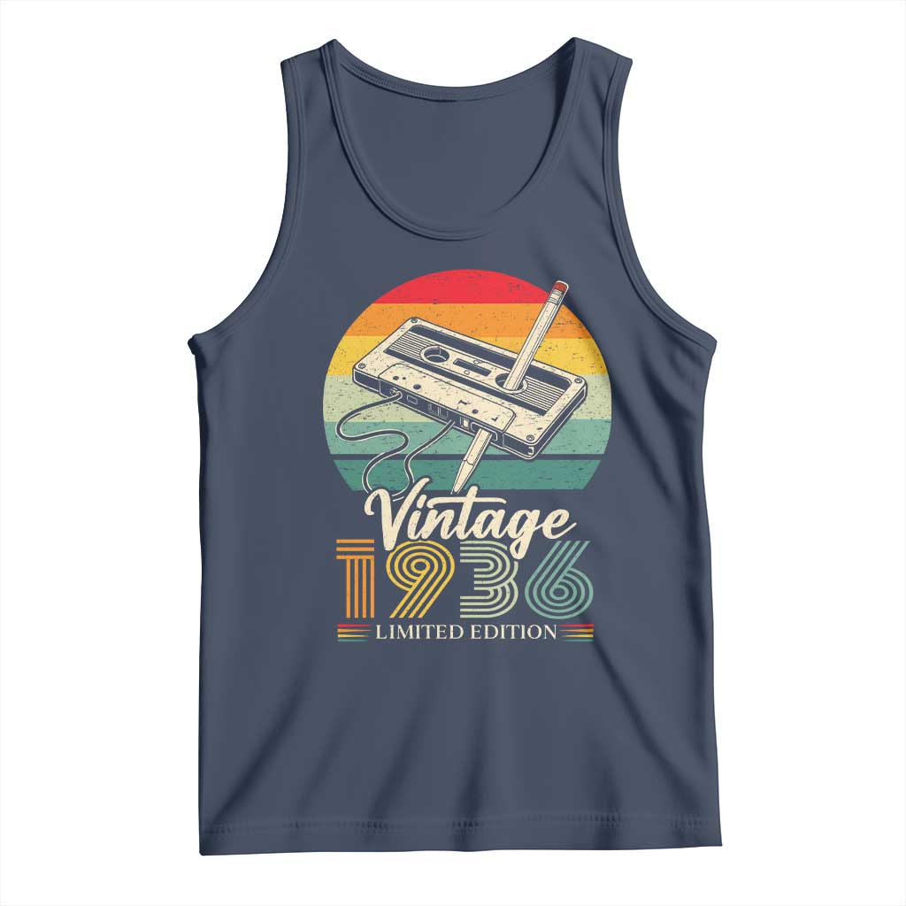 Vintage 1936 Tank Top 90th Birthday Turning 90 Year Old Gifts
