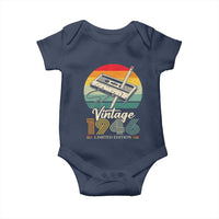 Vintage 1946 Baby Onesie 80th Birthday Turning 80 Year Old Gifts