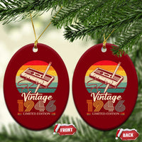 Vintage 1946 Ceramic Ornament 80th Birthday Turning 80 Year Old Gifts