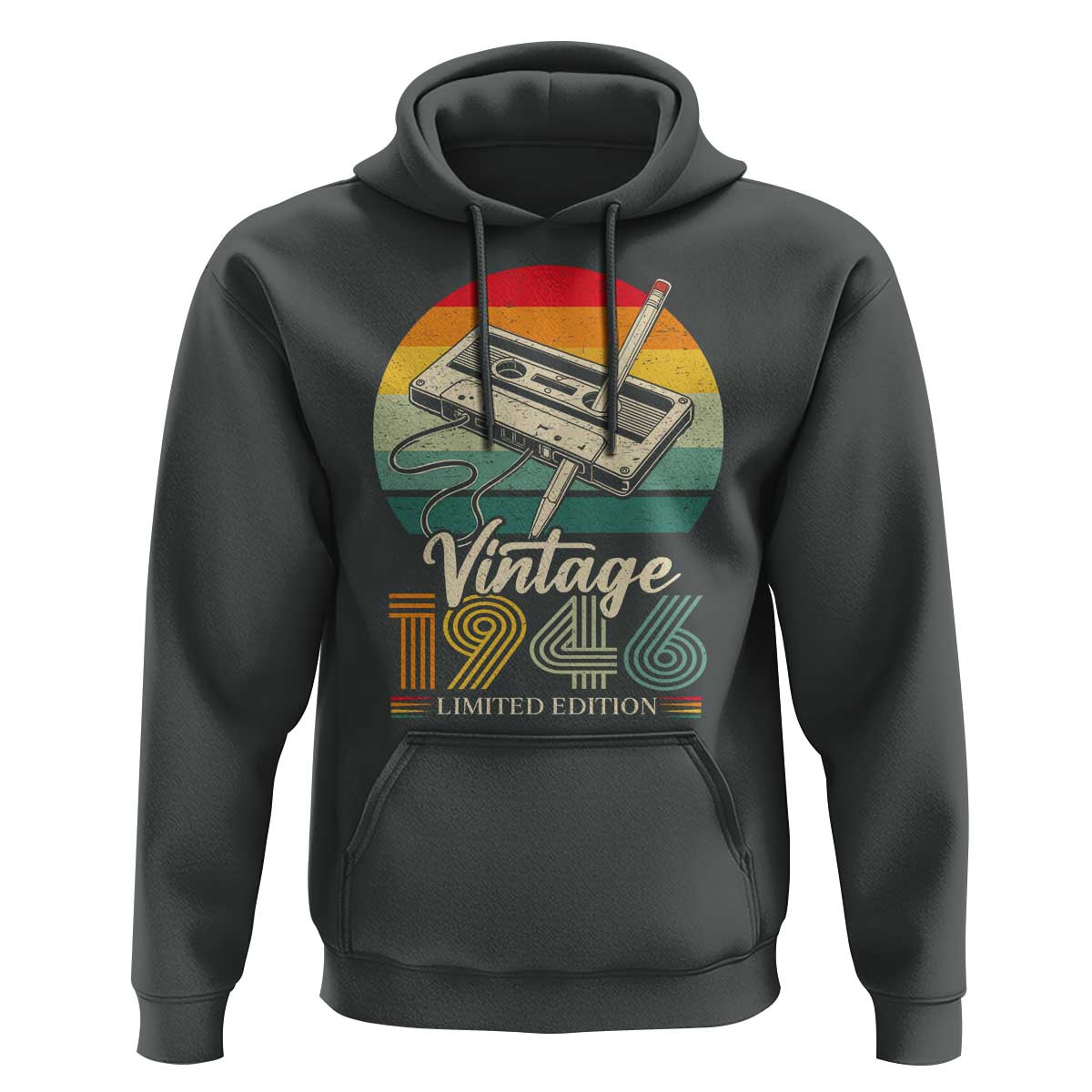 Vintage 1946 Hoodie 80th Birthday Turning 80 Year Old Gifts