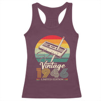 Vintage 1946 Racerback Tank Top 80th Birthday Turning 80 Year Old Gifts