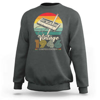 Vintage 1946 Sweatshirt 80th Birthday Turning 80 Year Old Gifts