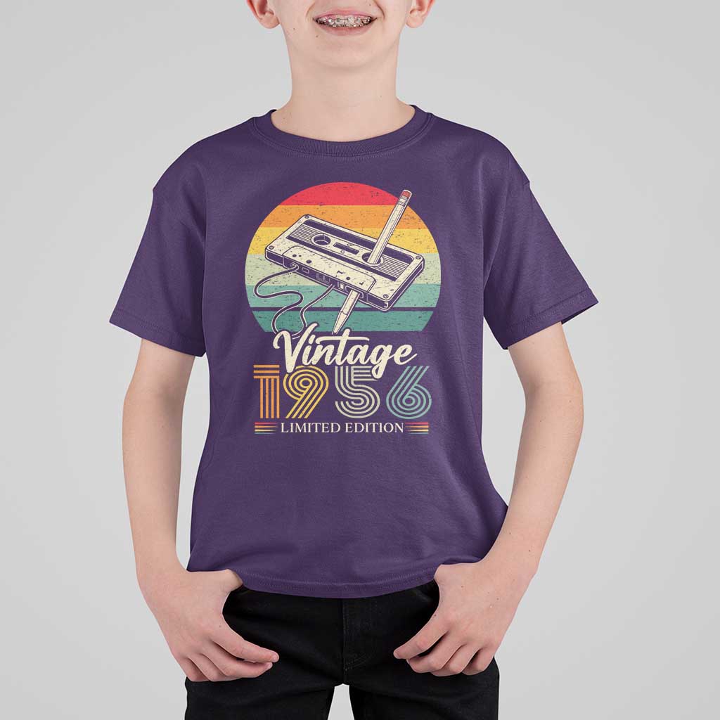 Vintage 1956 T Shirt For Kid 70th Birthday Turning 70 Year Old Gifts