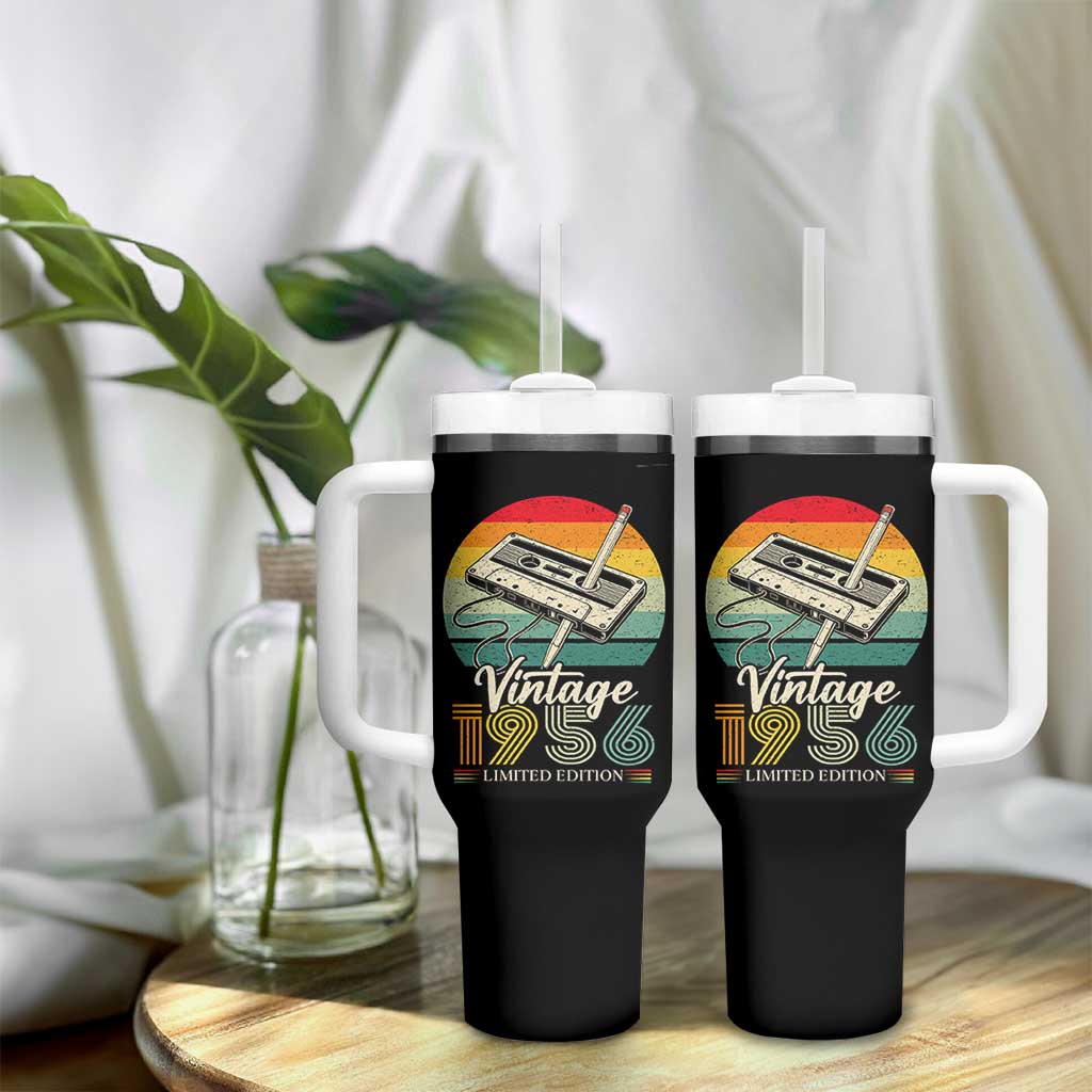 Vintage 1956 Tumbler With Handle 70th Birthday Turning 70 Year Old Gifts