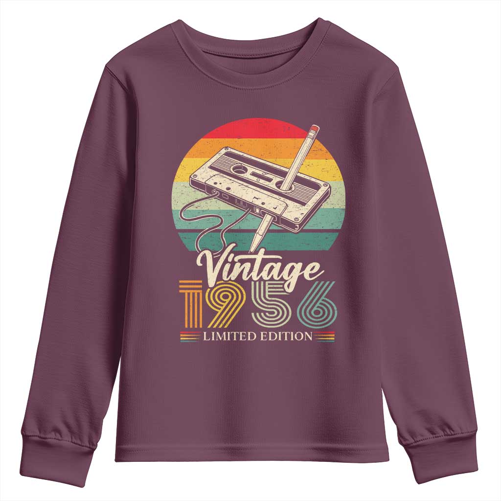 Vintage 1956 Youth Sweatshirt 70th Birthday Turning 70 Year Old Gifts