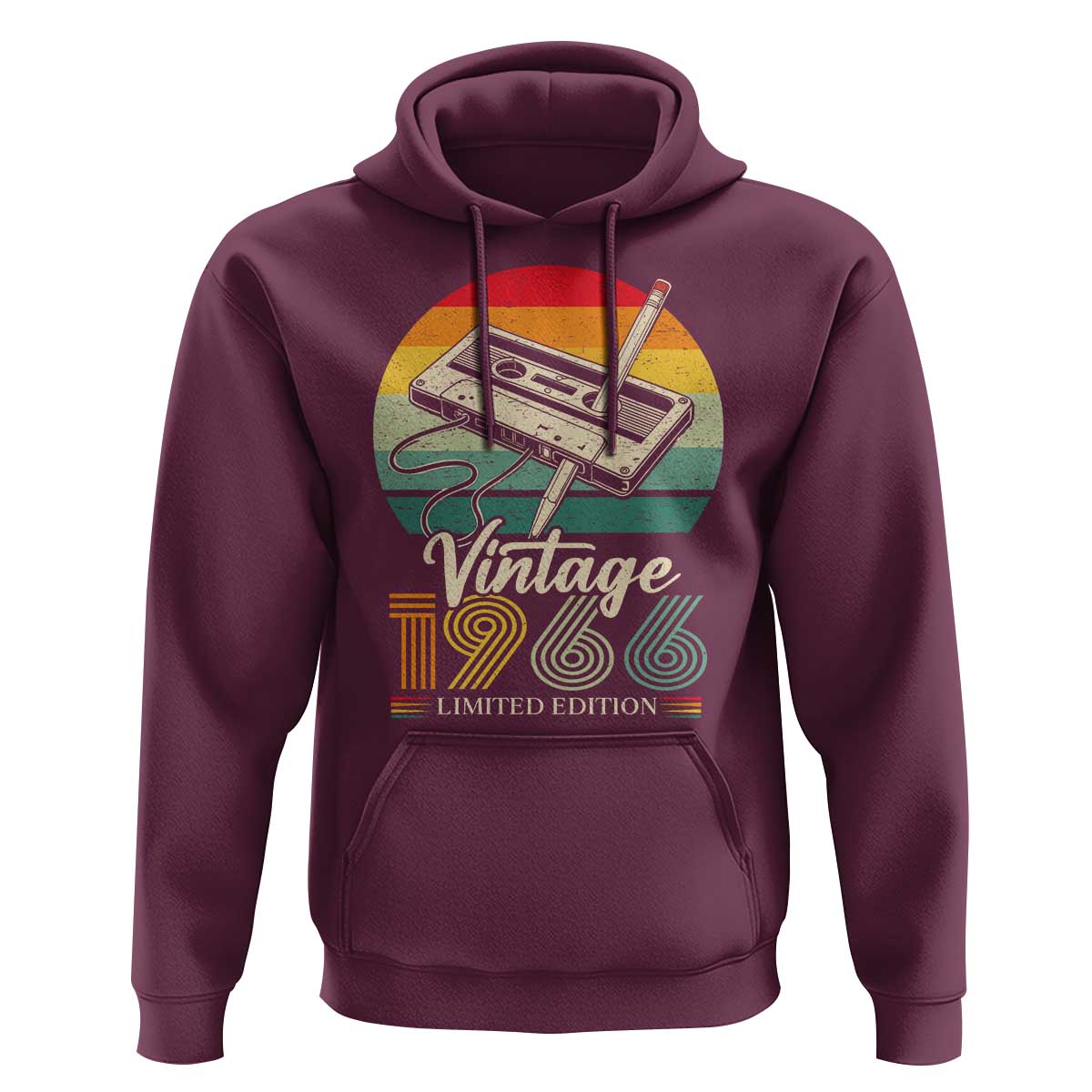 Vintage 1966 Hoodie 60th Birthday Turning 60 Year Old Gifts