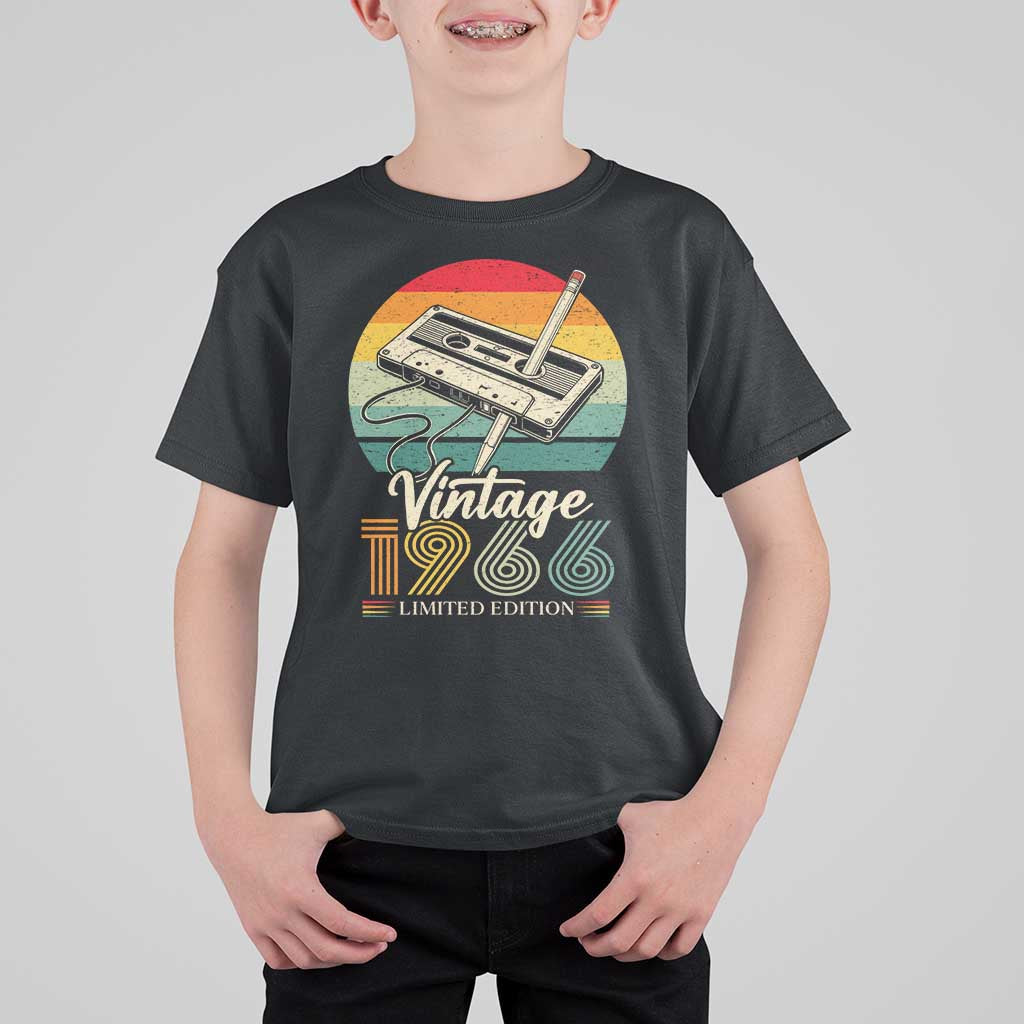 Vintage 1966 T Shirt For Kid 60th Birthday Turning 60 Year Old Gifts