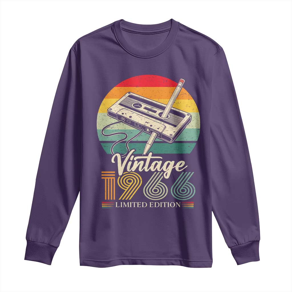Vintage 1966 Long Sleeve Shirt 60th Birthday Turning 60 Year Old Gifts
