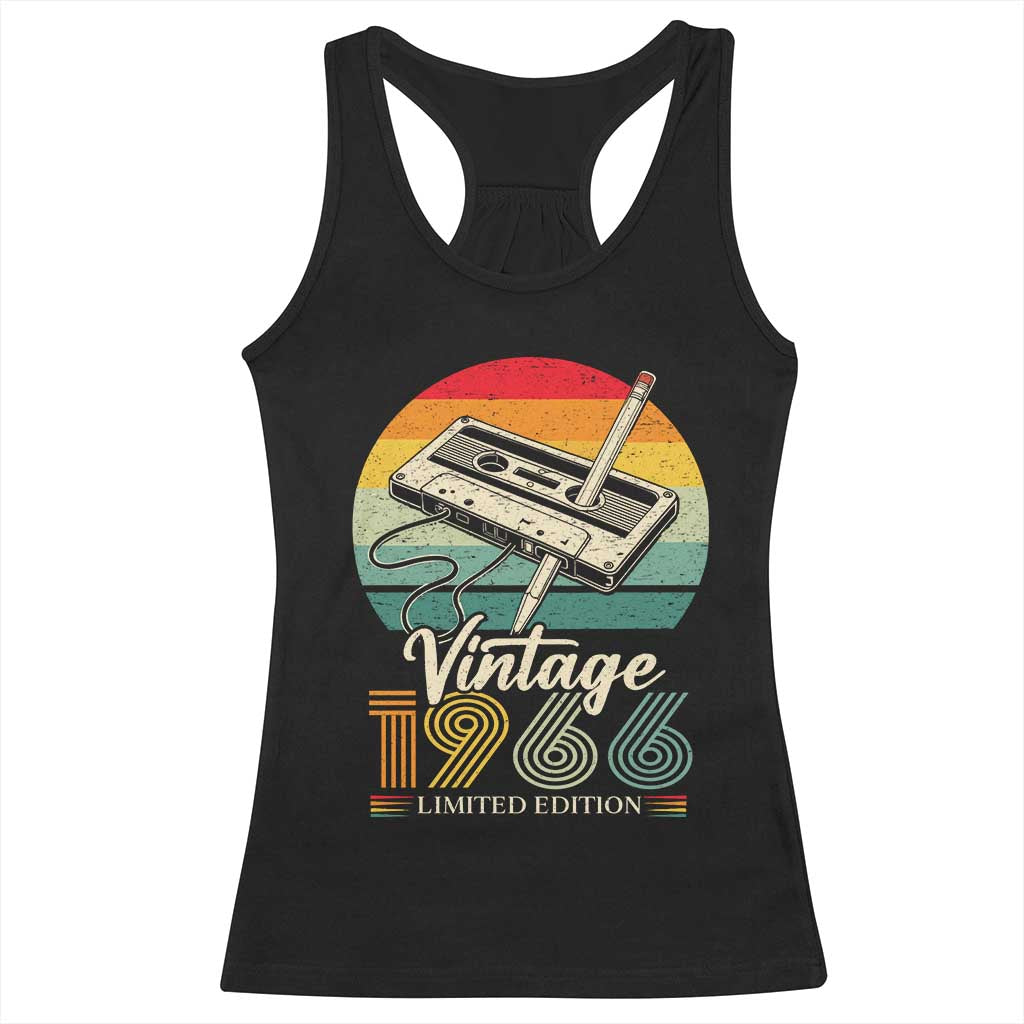 Vintage 1966 Racerback Tank Top 60th Birthday Turning 60 Year Old Gifts