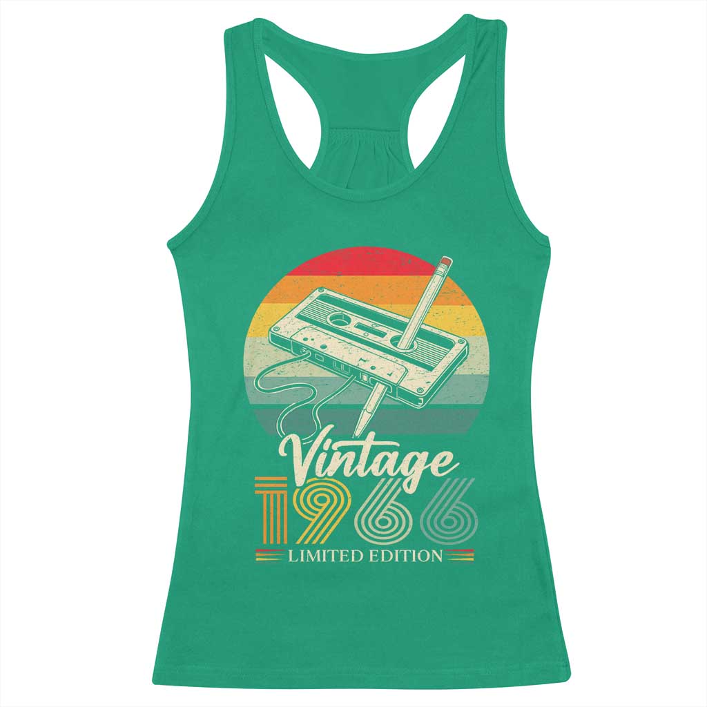 Vintage 1966 Racerback Tank Top 60th Birthday Turning 60 Year Old Gifts