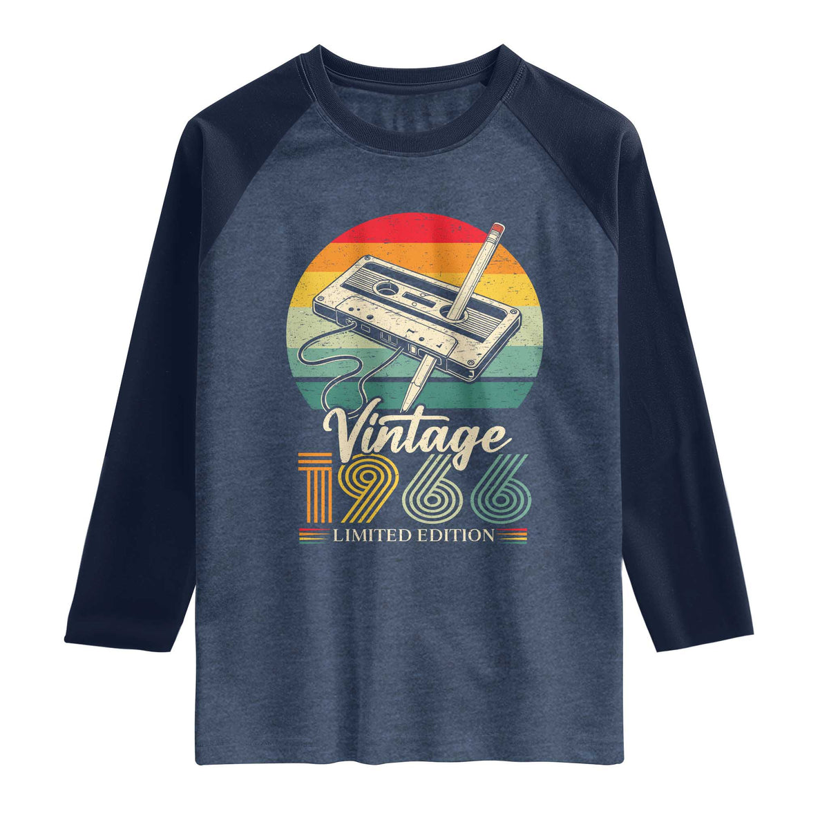 Vintage 1966 Raglan Shirt 60th Birthday Turning 60 Year Old Gifts