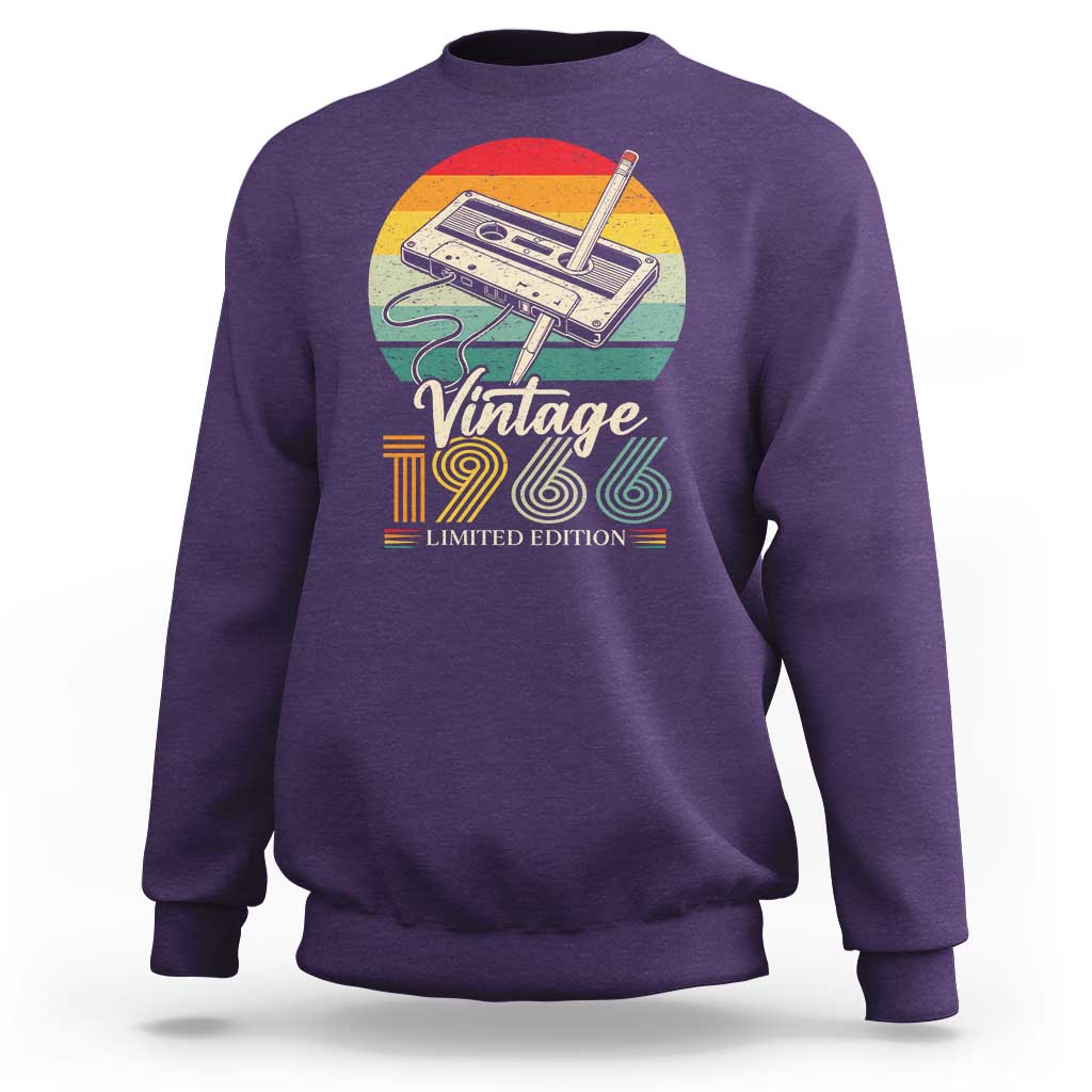 Vintage 1966 Sweatshirt 60th Birthday Turning 60 Year Old Gifts