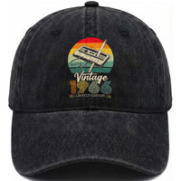 Vintage 1966 Washed Cotton Baseball Cap 60th Birthday Turning 60 Year Old Gifts