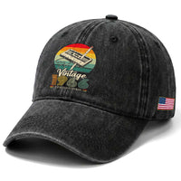 Vintage 1966 Washed Cotton Baseball Cap 60th Birthday Turning 60 Year Old Gifts