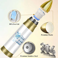Christian Jesus Bullet Tumbler Blessed By God Saved By Jesus Blue Floral Cross Butterfly Art