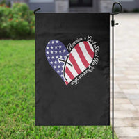 America God Shed His Grace on Thee 4th of July Garden Flag Patriotic American Flag Cross - Wonder Print Shop