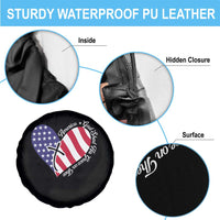 America God Shed His Grace on Thee 4th of July Spare Tire Cover Patriotic American Flag Cross - Wonder Print Shop