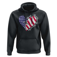 America God Shed His Grace on Thee 4th of July Hoodie Patriotic American Flag Cross - Wonder Print Shop