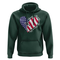 America God Shed His Grace on Thee 4th of July Hoodie Patriotic American Flag Cross - Wonder Print Shop