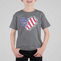 America God Shed His Grace on Thee 4th of July T Shirt For Kid Patriotic American Flag Cross - Wonder Print Shop
