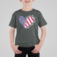 America God Shed His Grace on Thee 4th of July T Shirt For Kid Patriotic American Flag Cross - Wonder Print Shop