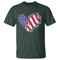 America God Shed His Grace on Thee 4th of July T Shirt Patriotic American Flag Cross - Wonder Print Shop
