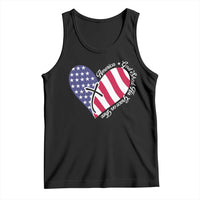 America God Shed His Grace on Thee 4th of July Tank Top Patriotic American Flag Cross - Wonder Print Shop