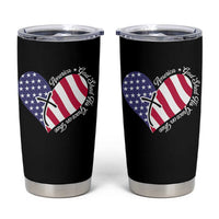 America God Shed His Grace on Thee 4th of July Tumbler Cup Patriotic American Flag Cross - Wonder Print Shop