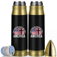 God Shed His Grace On Thee Bullet Tumbler Vintage Patriotic Christian USA Flag Cross - Wonder Print Shop