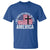 God Shed His Grace On Thee T Shirt Vintage Patriotic Christian USA Flag Cross - Wonder Print Shop