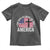 God Shed His Grace On Thee Toddler T Shirt Vintage Patriotic Christian USA Flag Cross - Wonder Print Shop