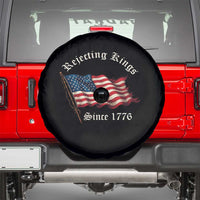 Rejecting Kings Spare Tire Cover Since 1776 No Kings In America Retro US Flag