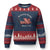 Rejecting Kings Ugly Christmas Sweater Since 1776 No Kings In America Retro US Flag - Wonder Print Shop
