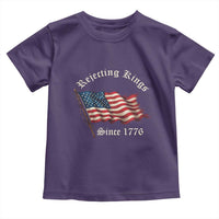 Rejecting Kings Toddler T Shirt Since 1776 No Kings In America Retro US Flag