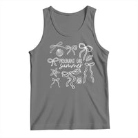 Pregnant Girl Summer Tank Top Beach Pregnancy Announcement Summer Baby Shower - Wonder Print Shop