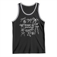 Pregnant Girl Summer Tank Top Beach Pregnancy Announcement Summer Baby Shower - Wonder Print Shop